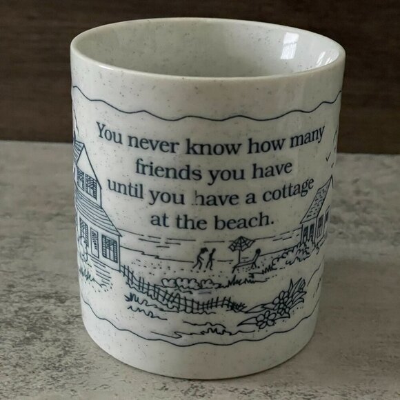 Cape Shore You Never Know How Many Friends You Have Beach Cottage Coffee Mug - Picture 2 of 10